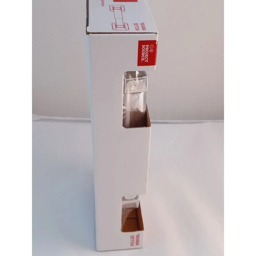 Project Source Seton Chrome Wall Mount Spring-Loaded Toilet Paper Holder NEW!